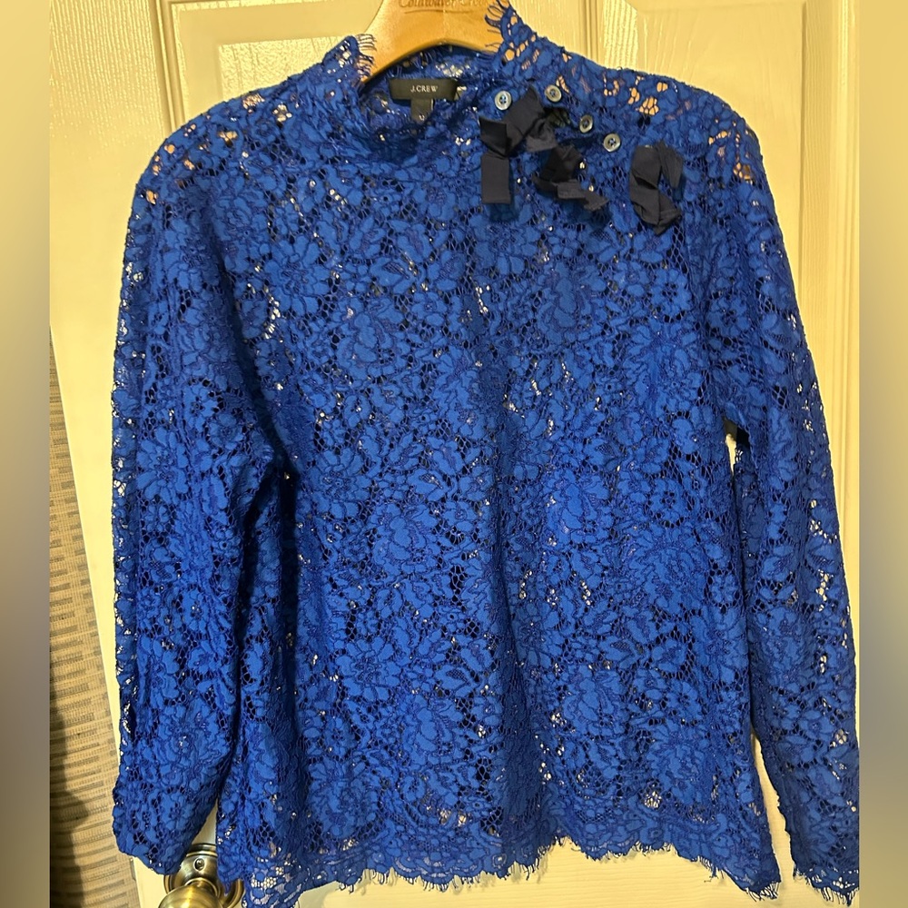 Jcrew lace blouse